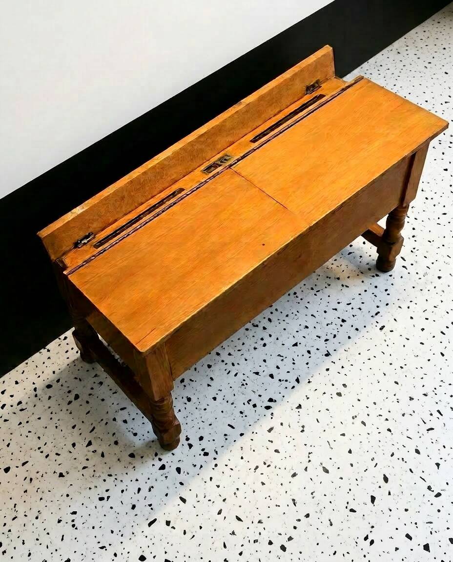 Antique writing desk, late 19th century, Netherlands.