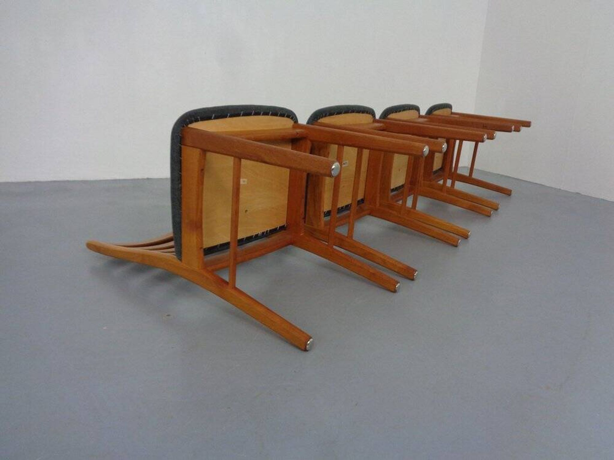 Danish Teak Dining Chairs by Korup Stolefabrik, 1970s, Set of 4