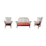 Windsor living room set by Lucian Ercolani for Ercol, 60s