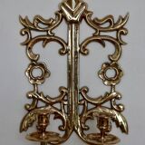 Swedish wall sconce in brass, mid-20th century.