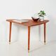 Table basse triangulaire scandinave des années soixante