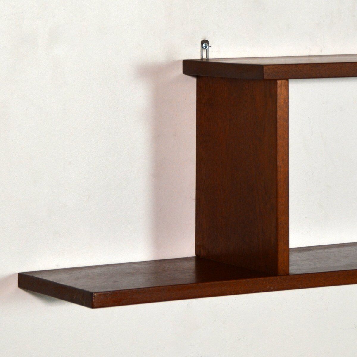 Scandinavian teak hanging shelf 1960s