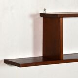 Scandinavian teak hanging shelf 1960s