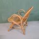 Vintage rattan armchair 1960s