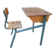 Bureau écolier une place années 70, excellent état d'origine