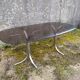 Table en verre années 70