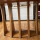 Solid oak dining table, unique creation.