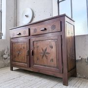 Meuble de rangement confiturier art populaire savoyard 1950
