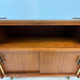 Vintage cabinet with sliding doors