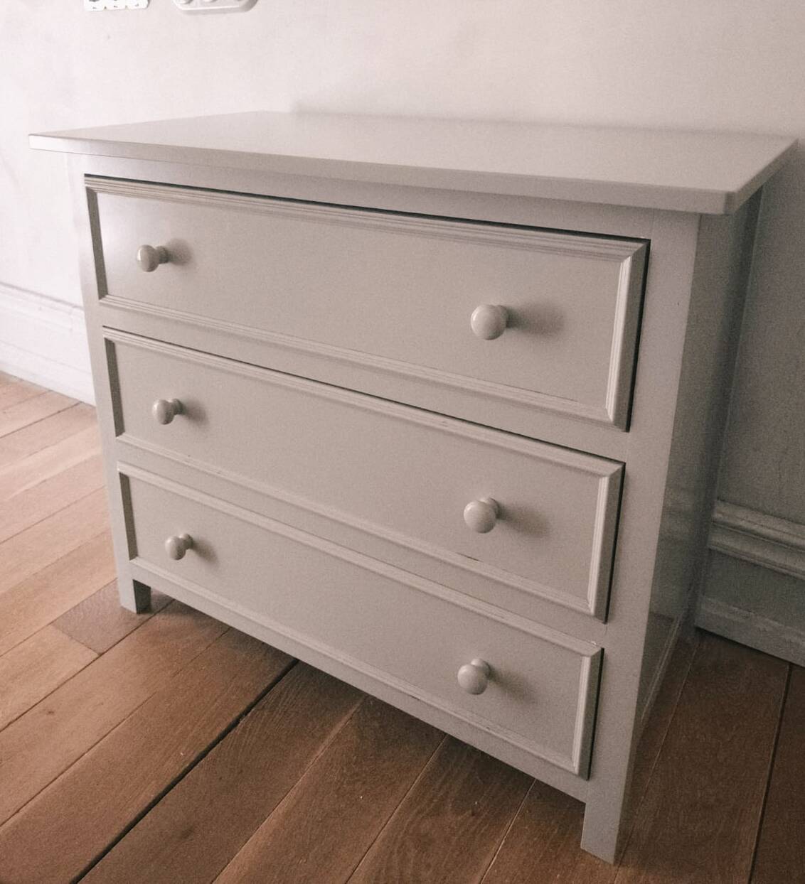 Commode baudou céleste gris claire