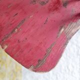 Antique Western bistro chairs in patinated red