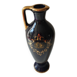 Navy Blue Porcelain Soliflore Vase - Coronetti Cunardo Italy