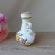 Small ceramic vase ker vitrex vintage floral pattern