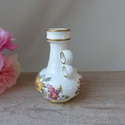 Small ceramic vase ker vitrex vintage floral pattern