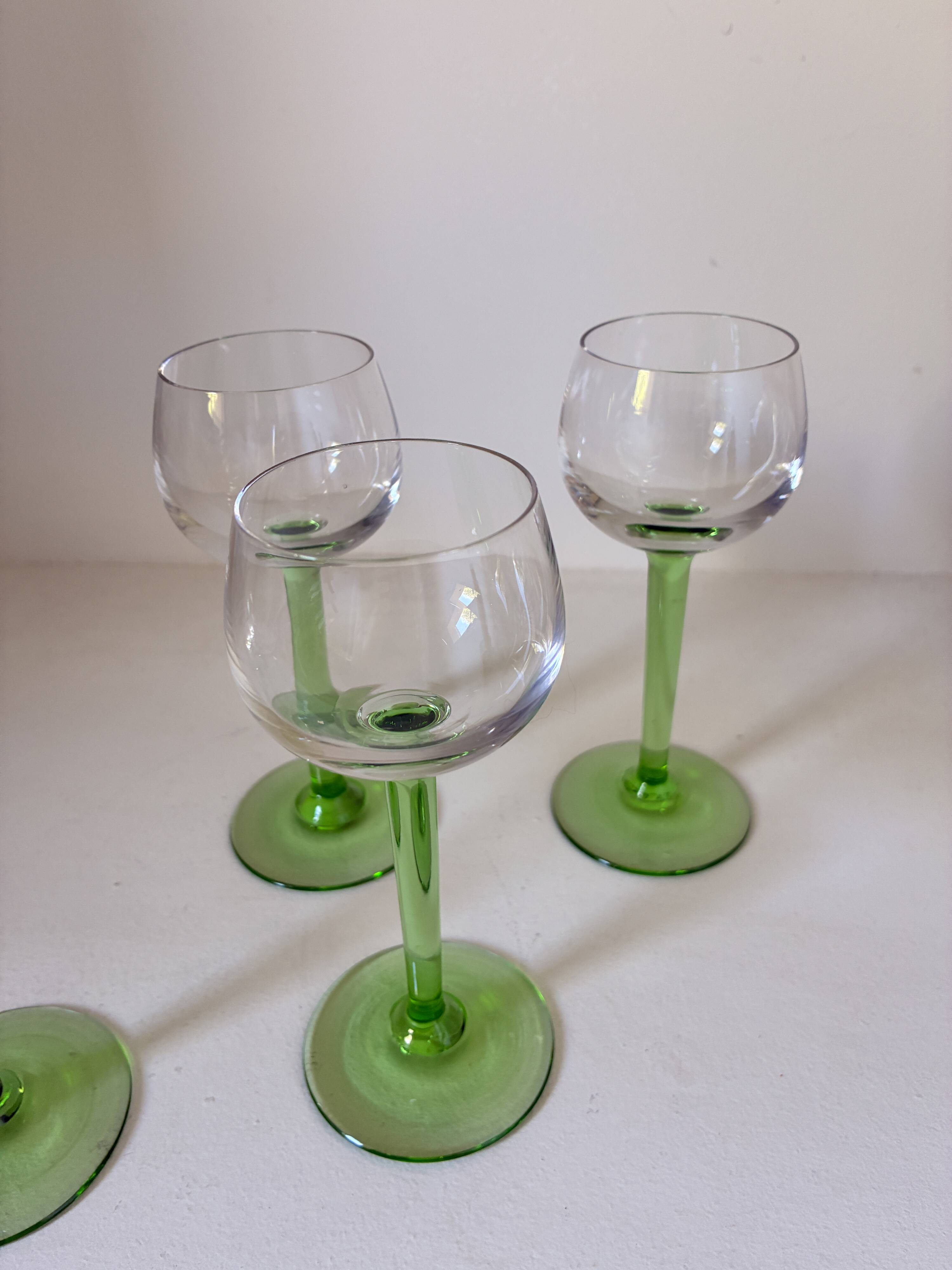 Alsace white wine glasses - small size