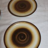 Lot of 6 dessert plates Longchamp Model log