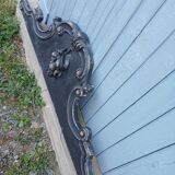 Old carved wooden pediment