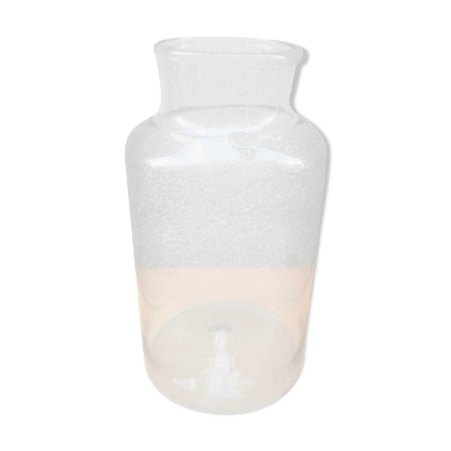 Large blown glass jar 12L