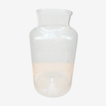 Large blown glass jar 12L