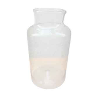 Large blown glass jar 12L