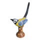 Great tit on its branch, porcelain, Hollohaza
