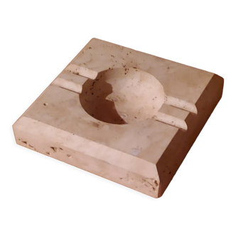 Travertine ashtray from the 70s