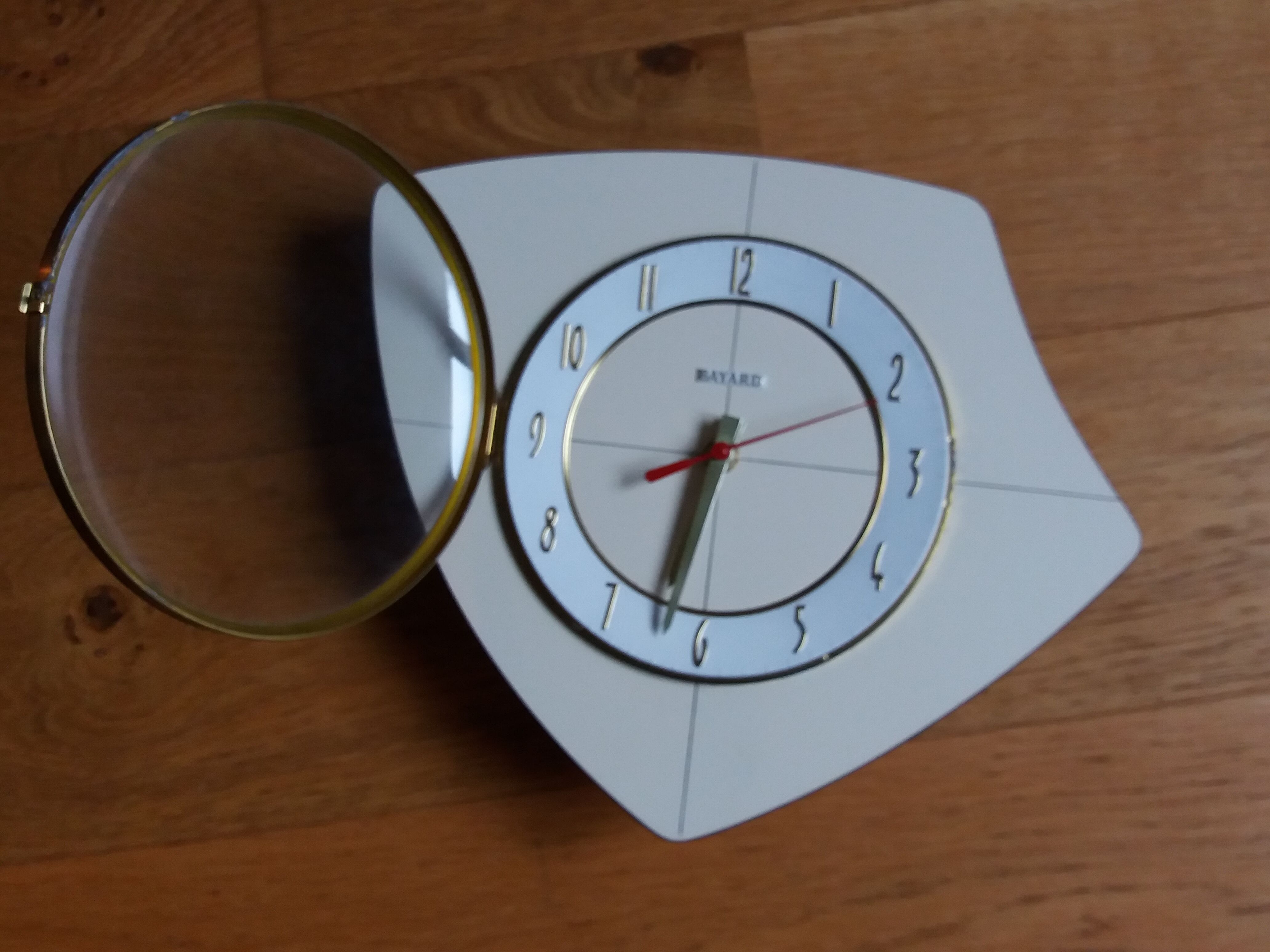Formica Bayard wall clock