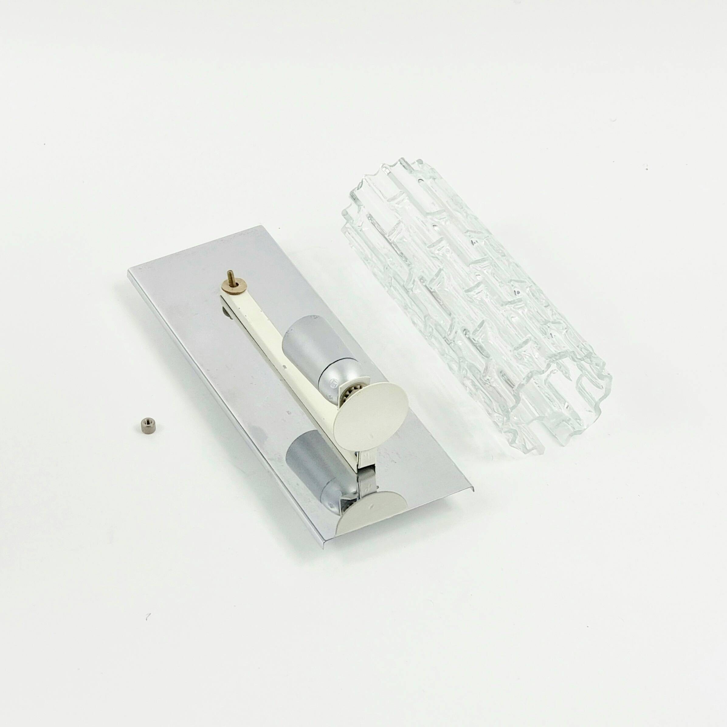 Pair of Mid Century Modern Murano Glass Wall Lights From Doria, 1960s