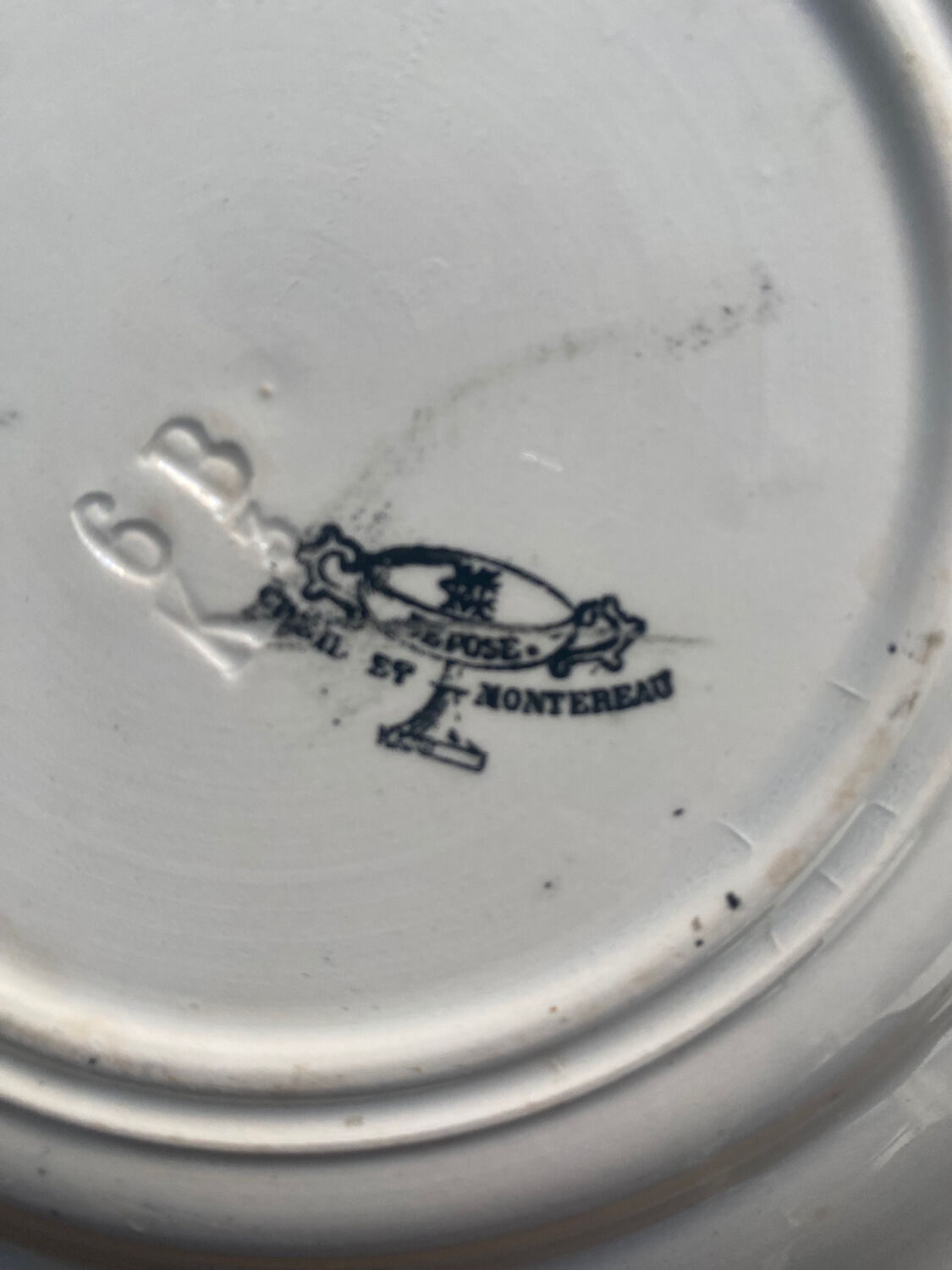 Creil Montereau - 6 plates