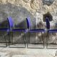 Howe 40/4 Blue Stacking Chair by David Rowland