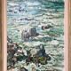 Painting Marine Rough seaside