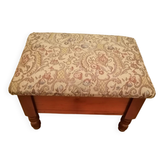 Vintage footrest chest