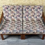 1960s/70s Teak 2-seater sofa by Glostrup Møbelfabrik Denmark Design