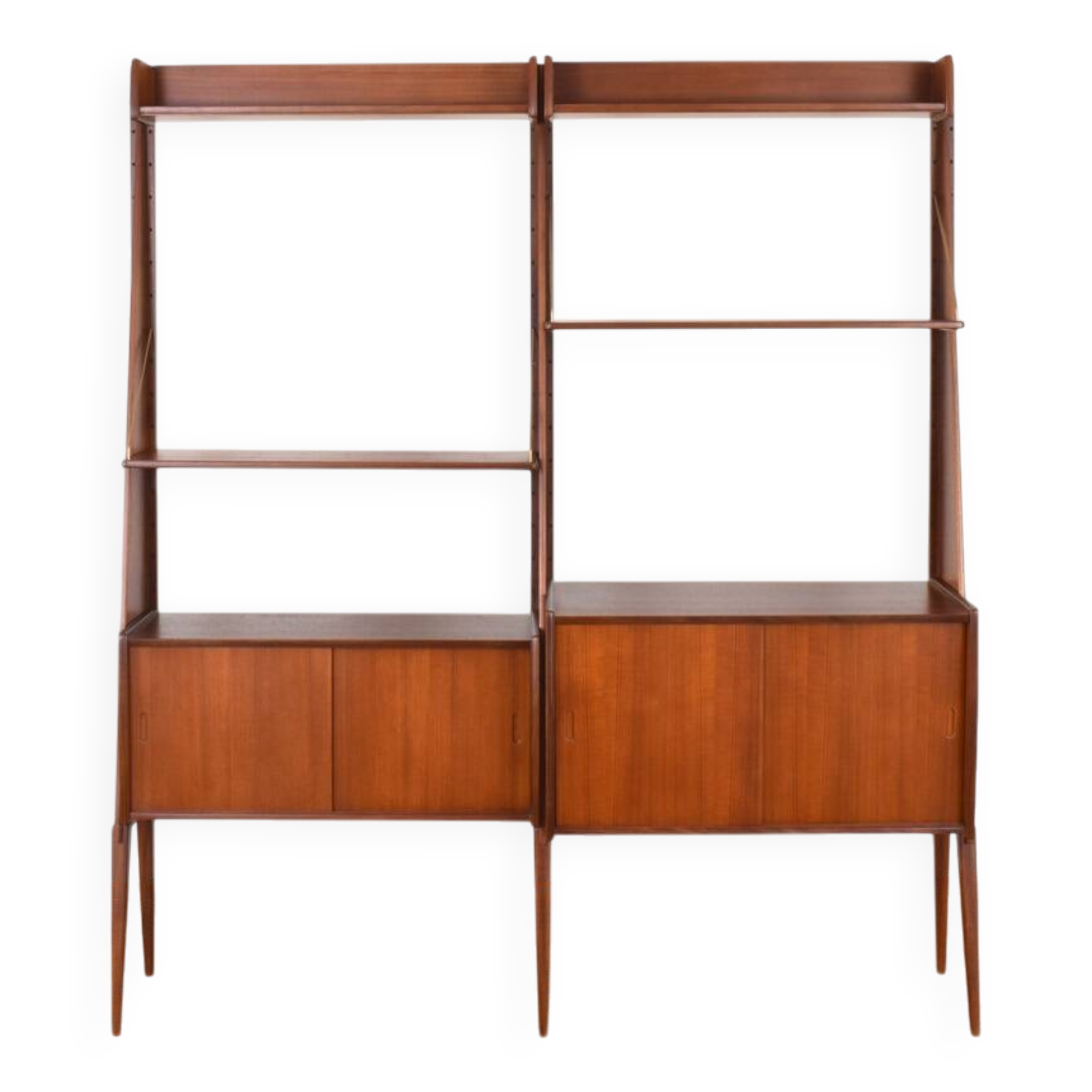 Mid-Century Teak Wall Unit „Panto” from Einar Raknes & Sønner Møbelfabrikk