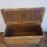 Wooden storage bench