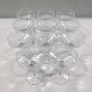 Art deco crystal glass service