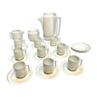 Limoges Jammet-Seignolles vintage 70s vintage coffee service