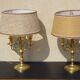 Paire de lampes chandeliers