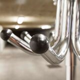 Manail holder parrot metal chrome industrial 1960