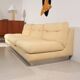 3-seater sofa Charpentier Ecru fabric
