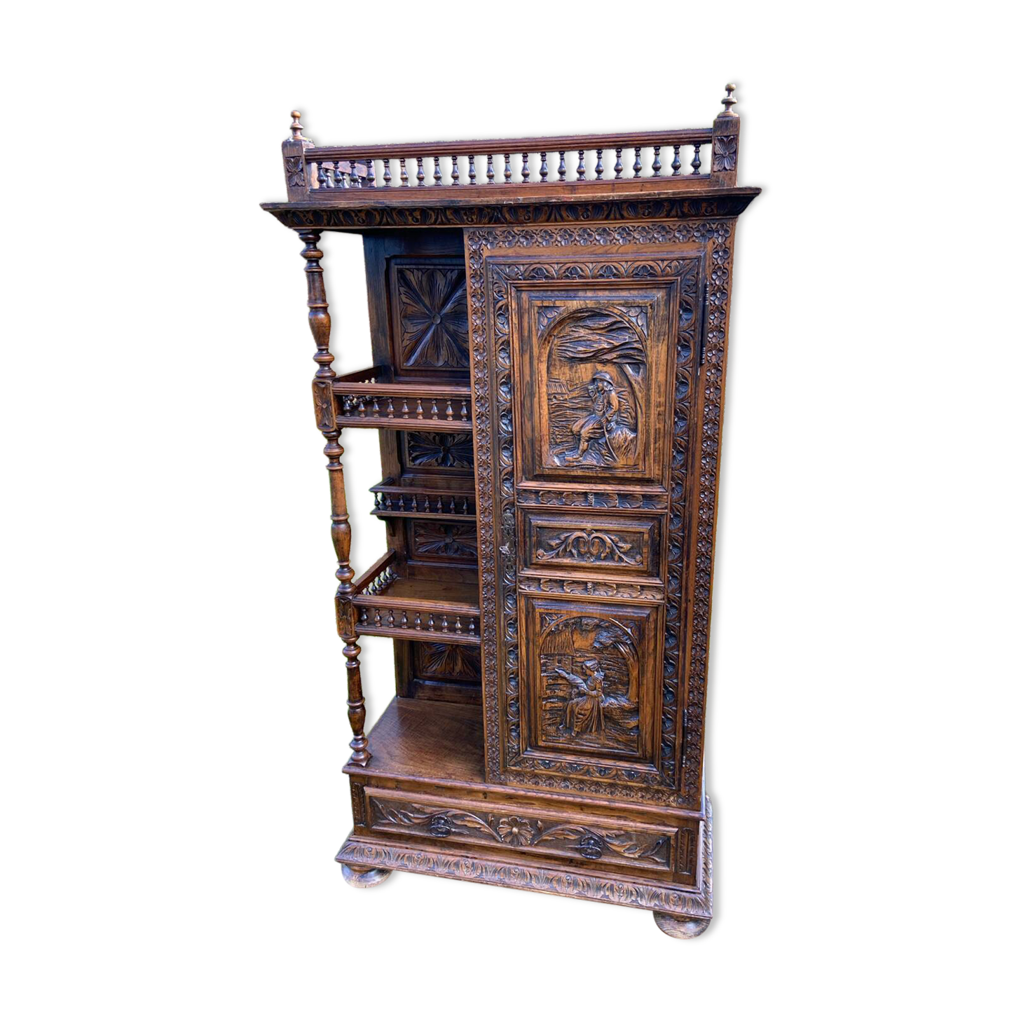 Breton sideboard, late 19th century