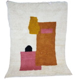 Handmade moroccan berber carpet 217 x 158 cm