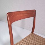 Chaise danoise en teck et corde