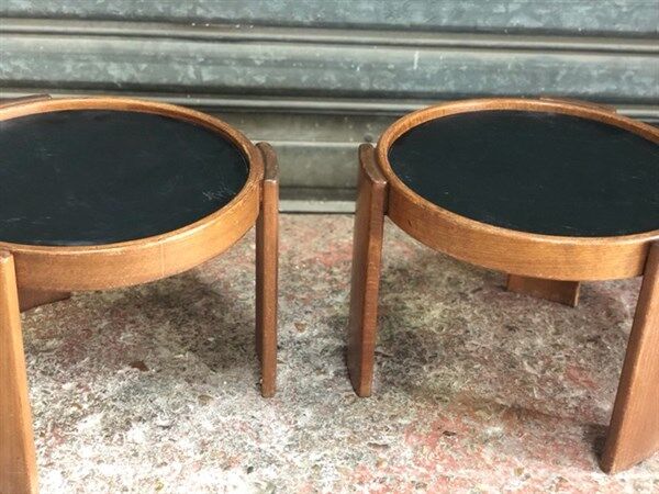 Side tables by Gianfranco Frattini for Cassina 60s