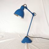 RAVEL articulated lamp, model 205 blue, Bernard Albin Gras, Clamart, France, 1932