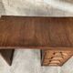 Small administrative style desk american style vintage 1950 oak