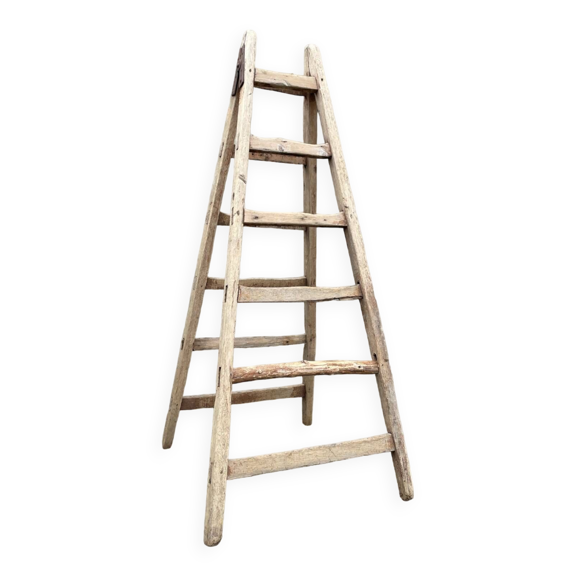 Old wooden painter's ladder