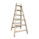 Old wooden painter's ladder