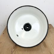 Industrial White Enamel Factory Pendant Lamp from Zaos, 1960s