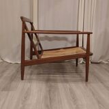 Fauteuil Danois en Teck style Grete Jalk (année 60)